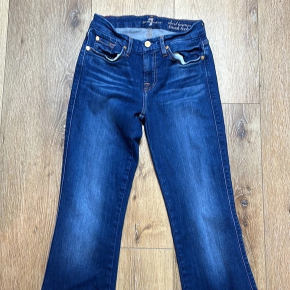 7FAMK Short Inseam Karah Bootcut Jeans Size 26 - Picture 4 of 9